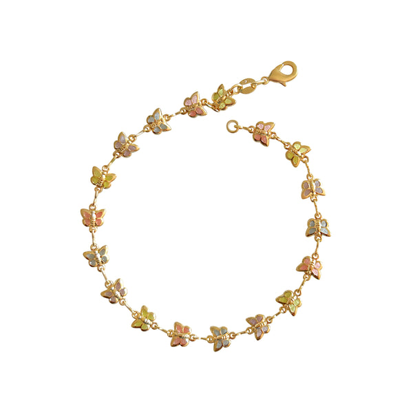 PASTEL BUTTERFLY ANKLET