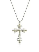Pearl-cross-necklace-Layers-of-Jewelry