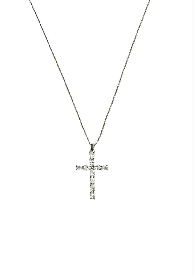 Silver-crystal-cross-Layers-of-Jewelry