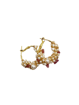 Rose-Quartz-Hoops-Layers-of-Jewelry