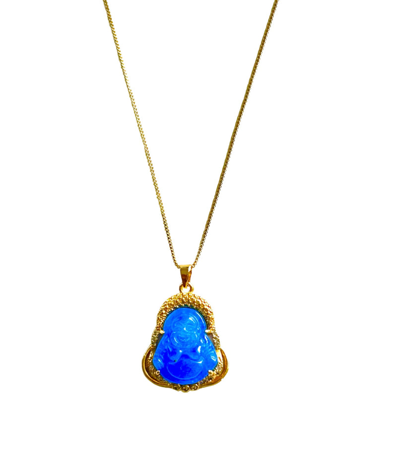 Blue-mini-buddha-necklace-Layers-of-Jewelry