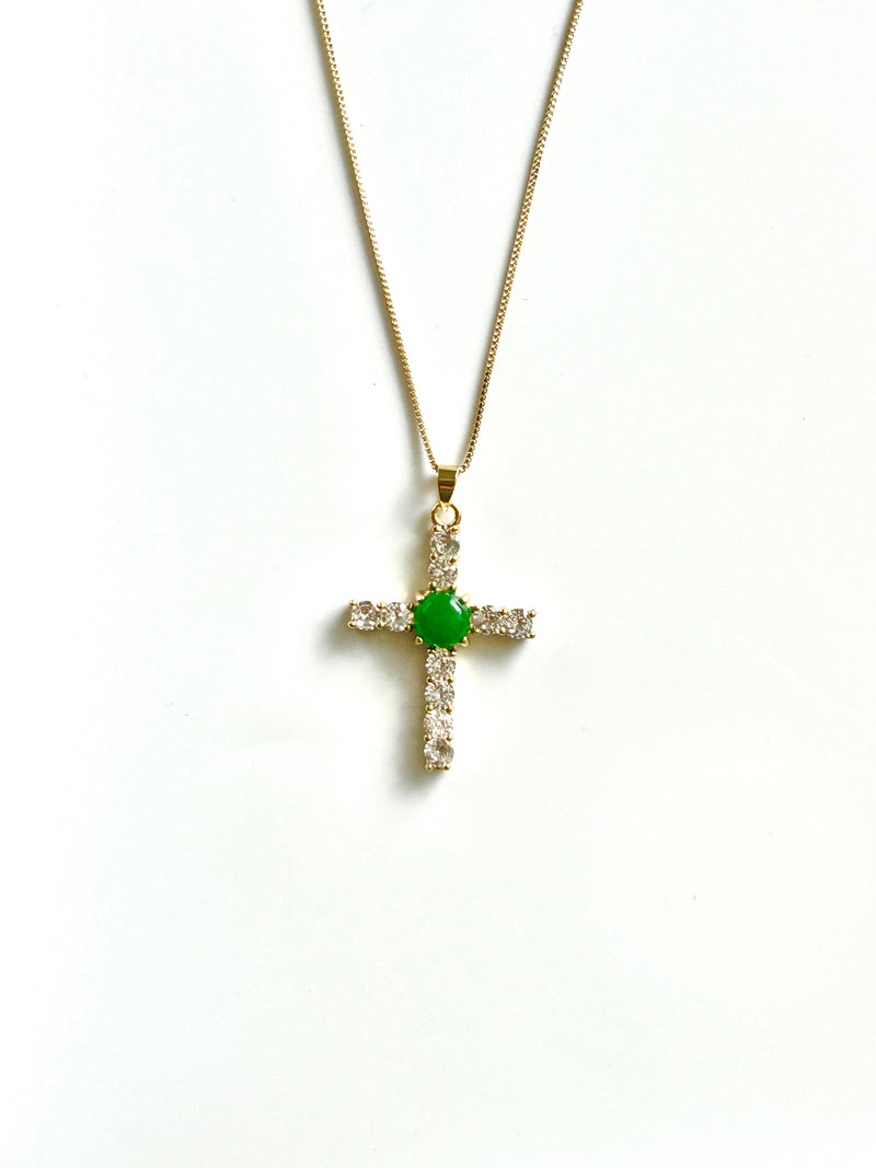 Jade-Cross-Necklace-Layers-of-Jewelry